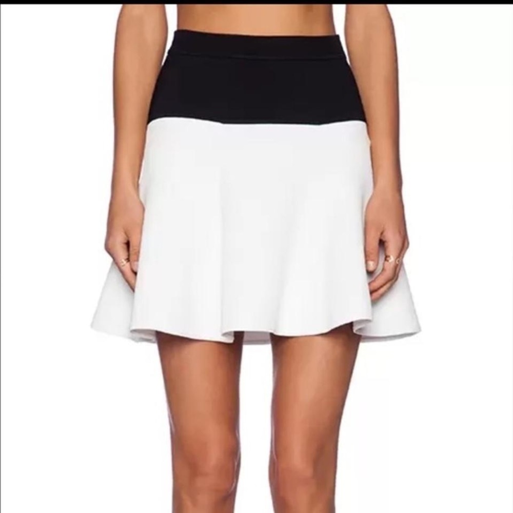 Alc Color Block Mini Skirt Size Small - image 7